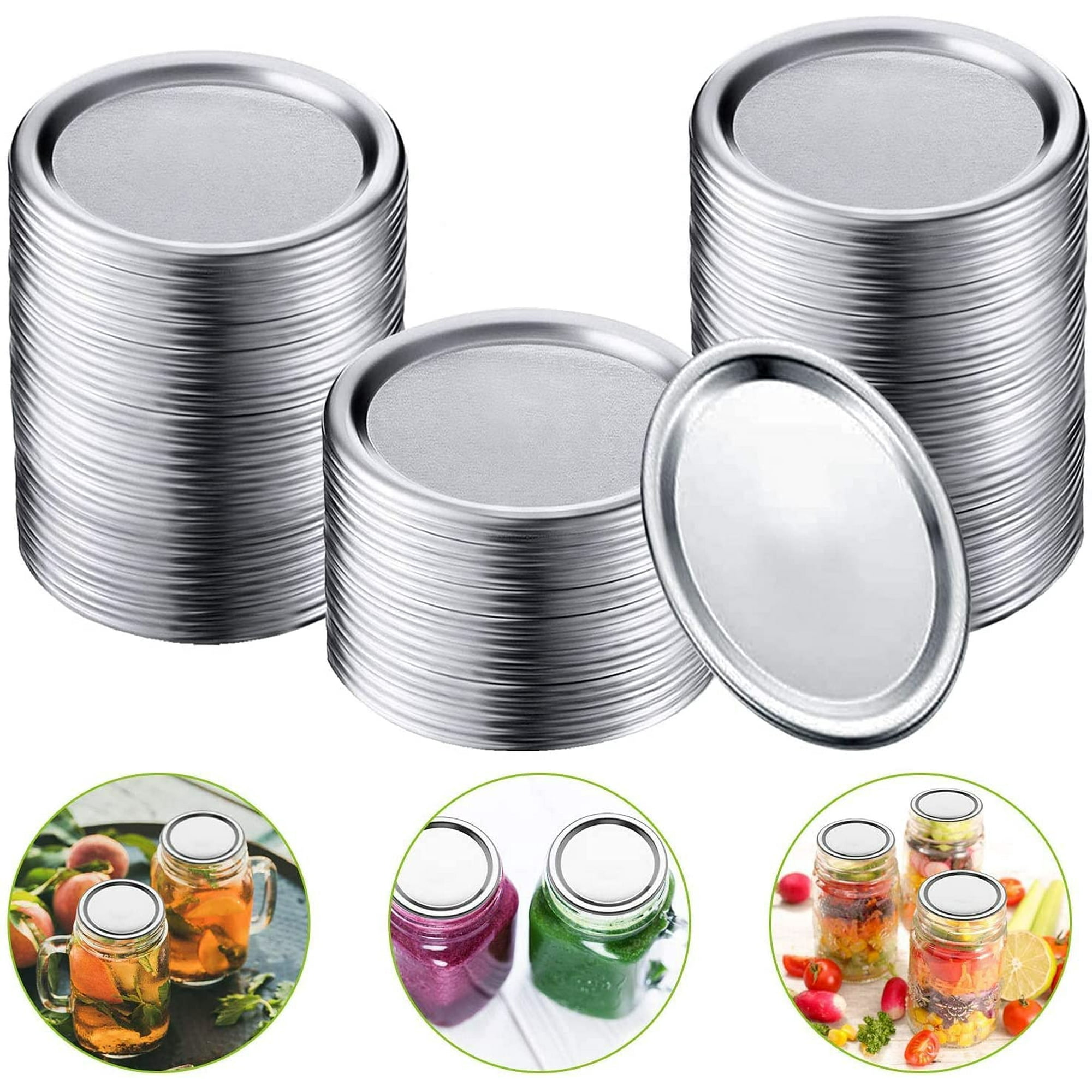 Wide Mouth Canning Lids For Ball Kerr Jars Split Type Metal Mason Jar Lids Wide Mouth Canning Lids For Ball Kerr Jars Split Type Metal Mason Jar Lids